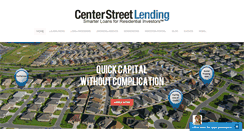 Desktop Screenshot of centerstreetlending.com